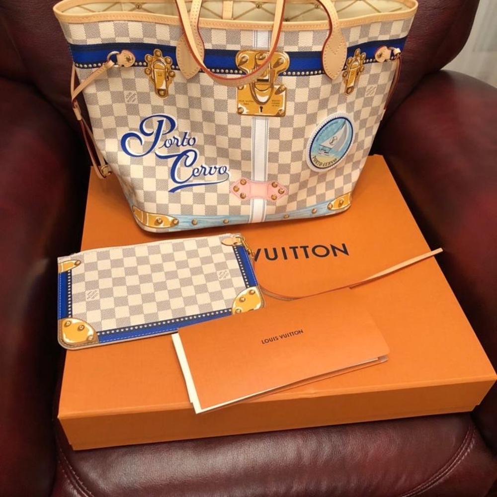 Louis vuitton Porto Cervo Neverfull size Mm